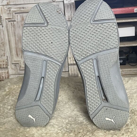Puma Womens Fierce Sz 9 Quilted 18941802 Gray Running Shoes Mid Top Sneakers - Picture 6 of 13